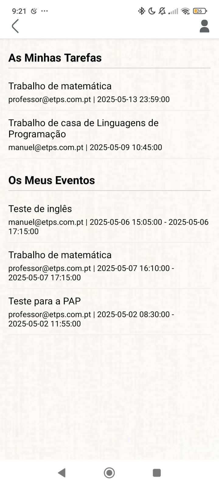 Activities module