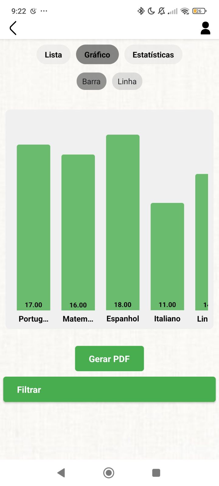 Grades module